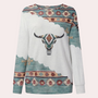 Trendiges Bedrucktes Damen-Sweatshirt - Sienna