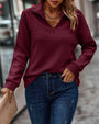 Stilvoller V-Ausschnitt Pullover für Frauen - Seraphina