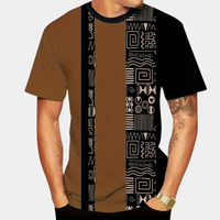 Casual T-Shirt with Color Blocks for Men - Milo