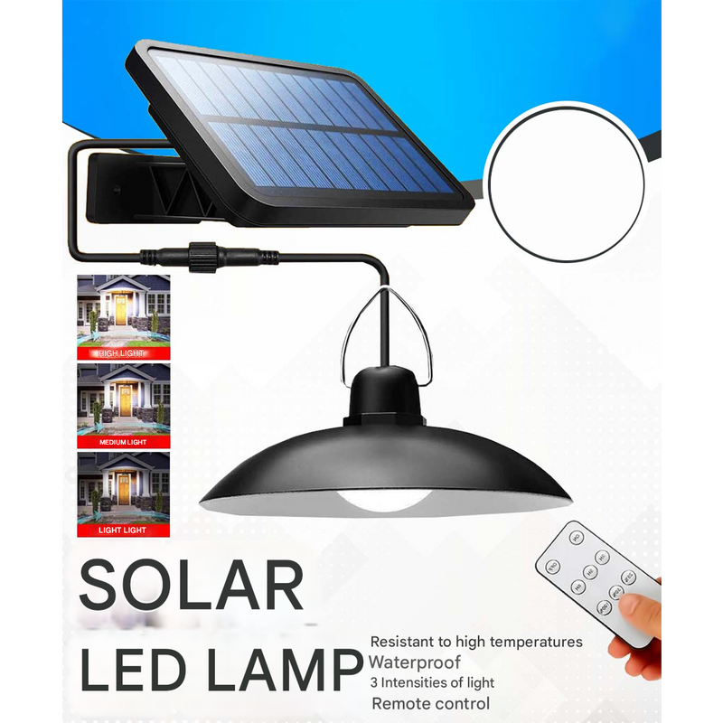 Kabelloses Solar-LED-Lampenset mit Fernbedienung – TwinRay