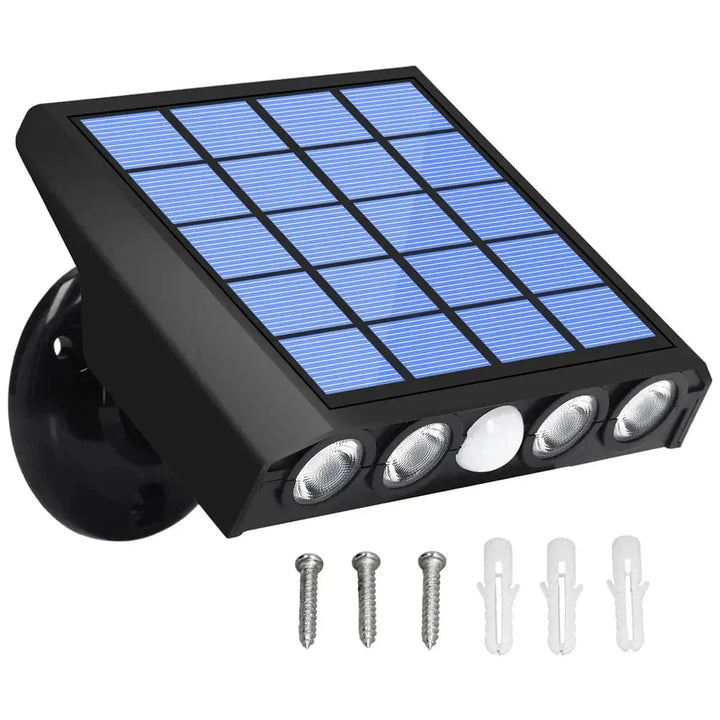 Solar-Außenbeleuchtung mit Bewegungssensor – Lumina