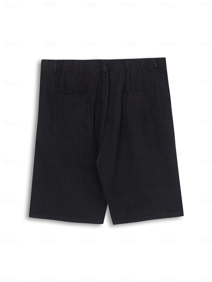Stylish Linen-Cotton Men's Shorts – Milan