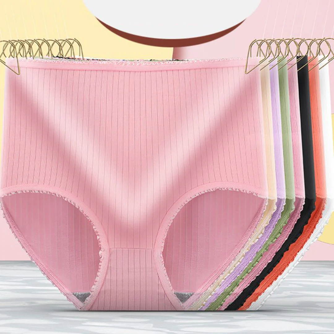 Lekvrij Ondergoed met Hoge Taille – Camille (8-pack)