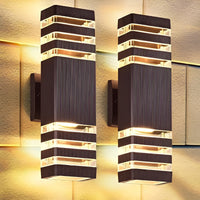 LED Outdoor Wall Light – Modern Up-and-Down Glow | Weatherproof 3
