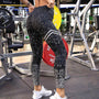 Hochtaillierte Sportleggings - Lila