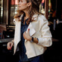 Kaila Kurze Damenjacke | Eine lässige Lederjacke für Damen