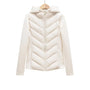 Women's Lightweight Padded Winter Jacket with Hood and Hidden Pockets 2