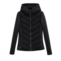 Women's Lightweight Padded Winter Jacket with Hood and Hidden Pockets 8