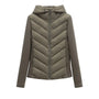 Women's Lightweight Padded Winter Jacket with Hood and Hidden Pockets 9