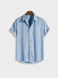 Herren Corduroy Sommer-Set mit Knopfverschluss – Sven