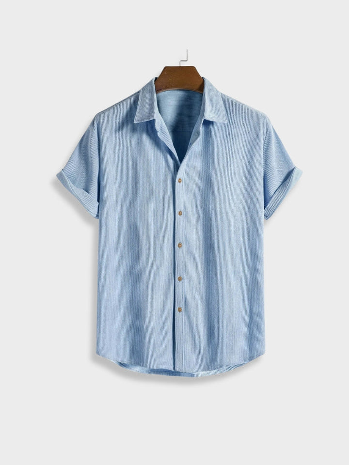 Herren Corduroy Sommer-Set mit Knopfverschluss – Sven
