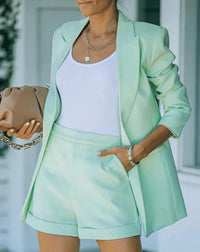 Trendiges Blazer-Set mit Shorts – Vielseitig & stylisch – Larissa