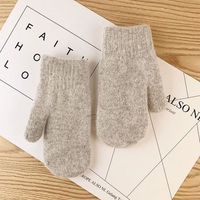 Nessa Plüsch Fäustlinge | Schön Warm & Stilvoll