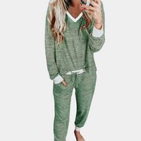 Klassisches Damen-Pyjama-Set - Celeste