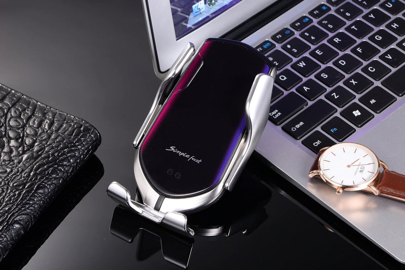 Automatische Telefoonhouder met Draadloze Oplader – GripCharge