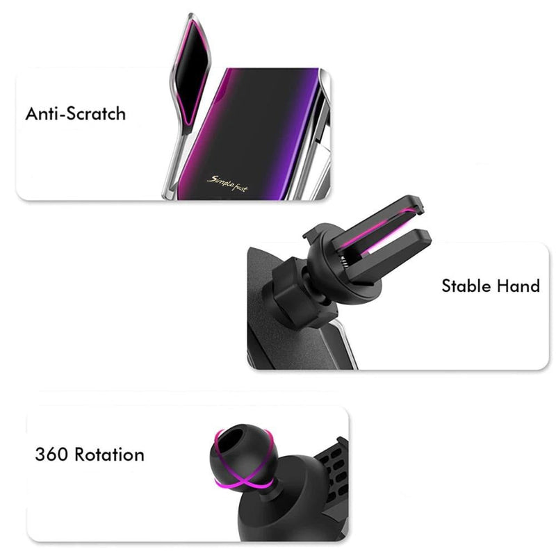 Automatische Telefoonhouder met Draadloze Oplader – GripCharge