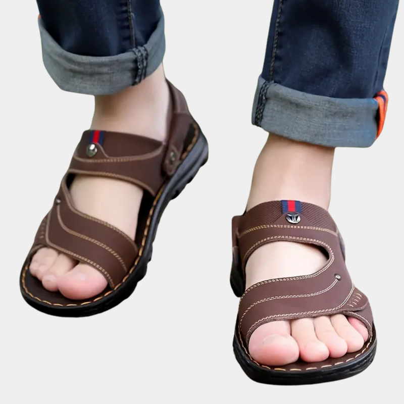 Lässige Ledersandalen für Herren - Leon