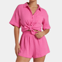 Zweiteiliges Damen-Sommer-Set mit Shirt und Shorts – Noemi