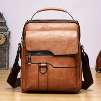 Luxuriöse Damen-Lederschultertasche - Elena