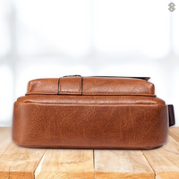 Luxuriöse Damen-Lederschultertasche - Elena