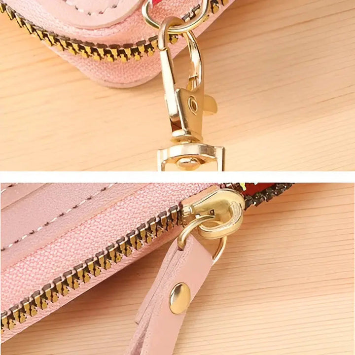 Trendige Leder-Anti-Diebstahl-Damenschultertasche - SecureStyle