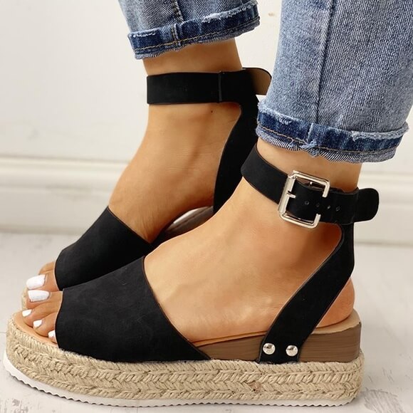 Modische Damen Espadrille Sommerschuhe – Liv