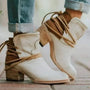 Stilvolle Leder Damenstiefeletten - Celeste