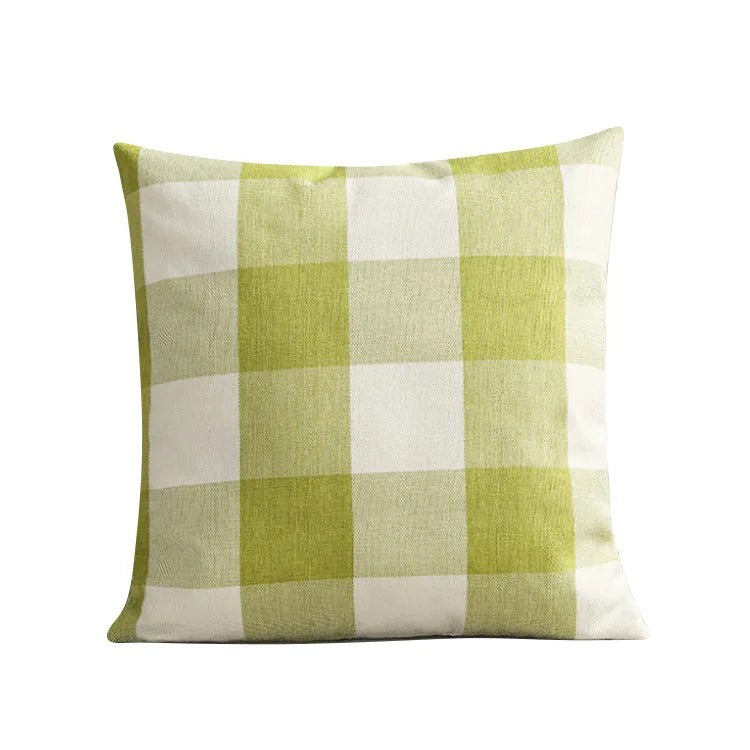 Gezellige Geruite Kussenhoes in Landhuisstijl – Autumn Plaid