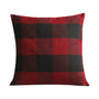 Gemütlicher karierten Kissenbezug im Landhausstil – Autumn Plaid