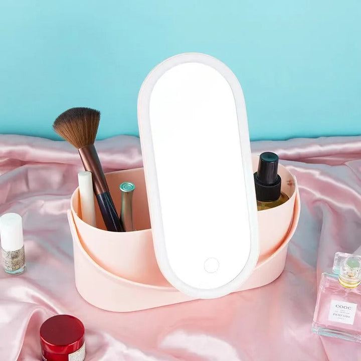 Make-up Koffer mit LED-Spiegel - Lumivault