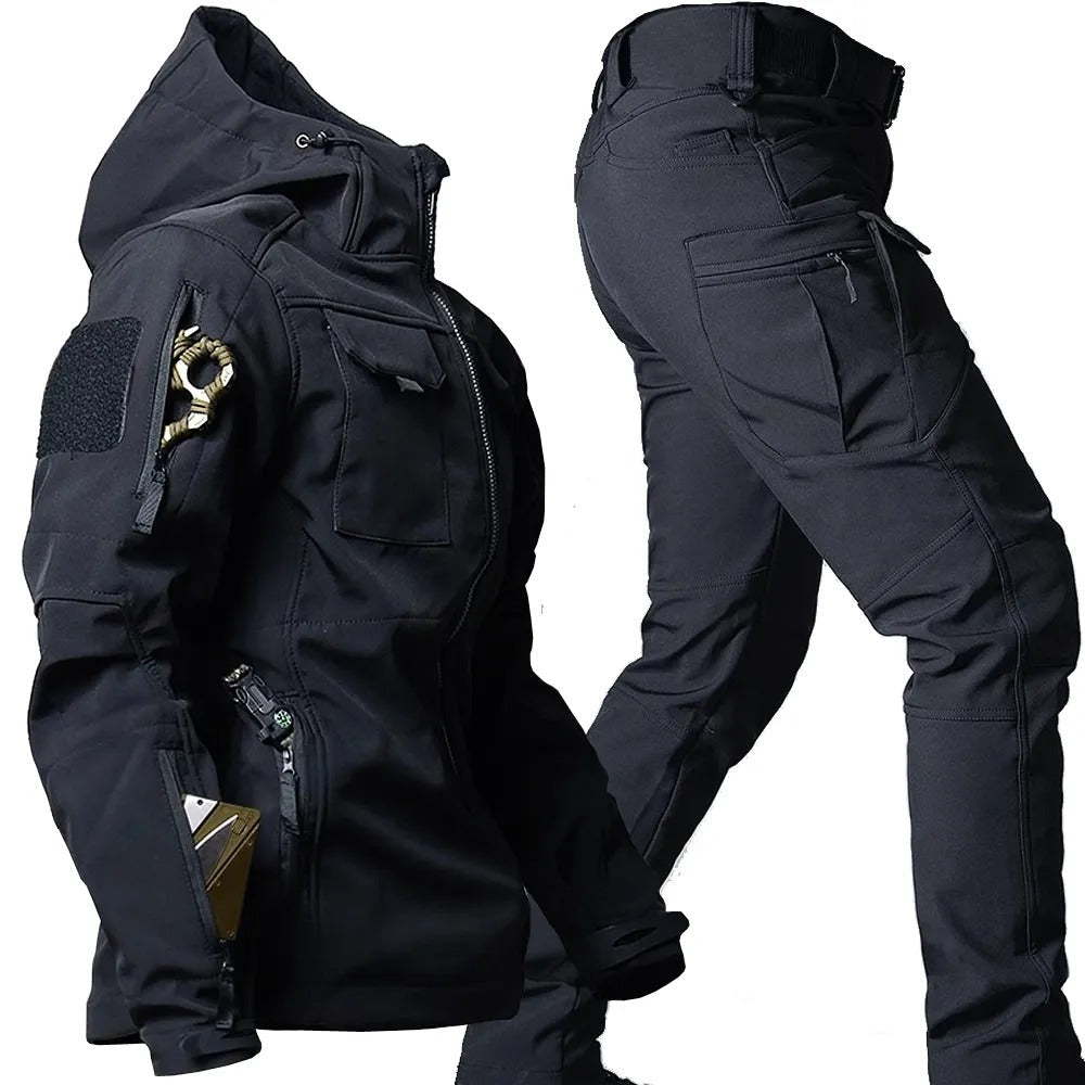 Waterproof outdoor set for men with jacket and pants – Falk