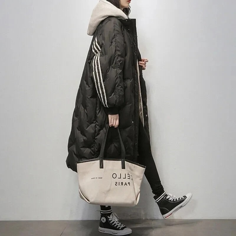 Langer Damen Daunenwintermantel - Sophie