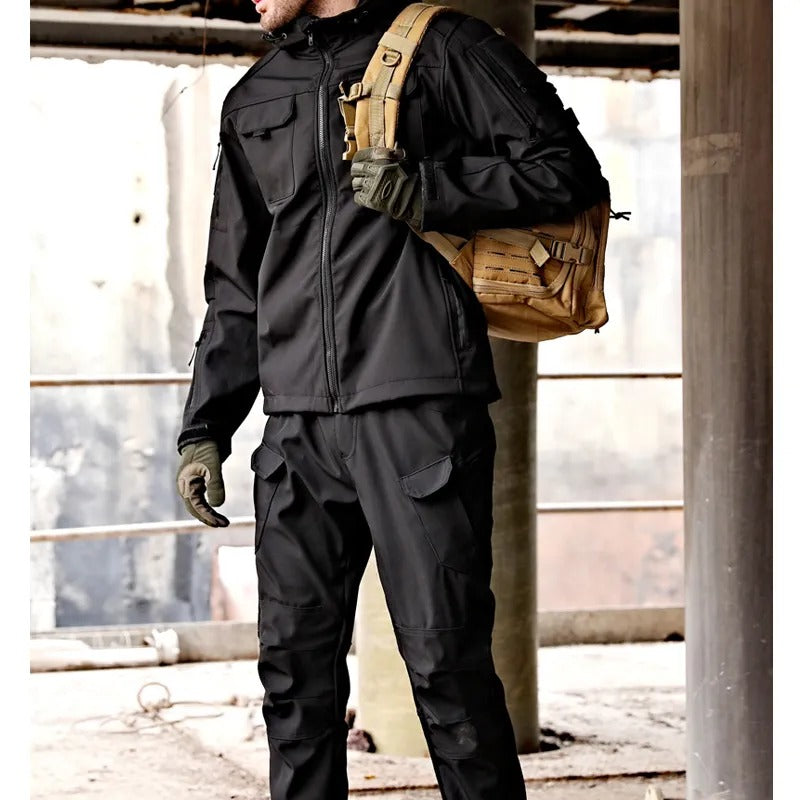 Waterproof outdoor set for men with jacket and pants – Falk