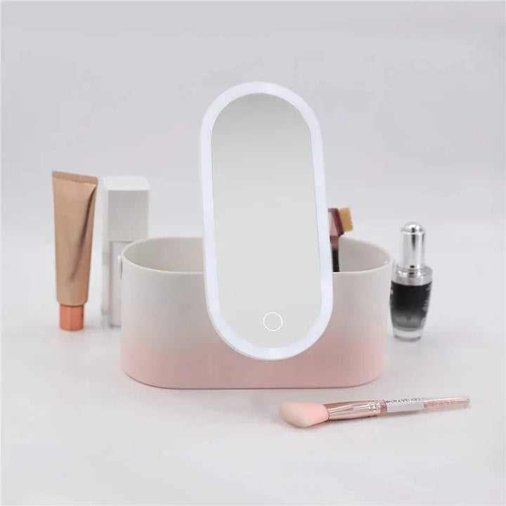 Make-up Koffer mit LED-Spiegel - Lumivault