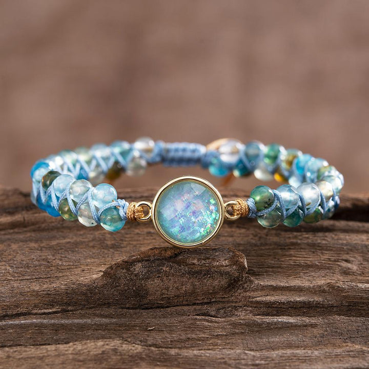 Hypnotizing Blue Opal Bracelet - Liora