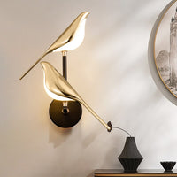 Moderne Vogel-Wandleuchte - AviaryGlow