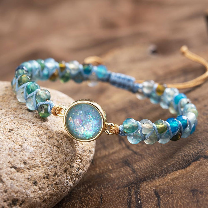 Hypnotizing Blue Opal Bracelet - Liora