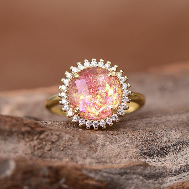 Mystischer Glanz Cocktailring – Elowen