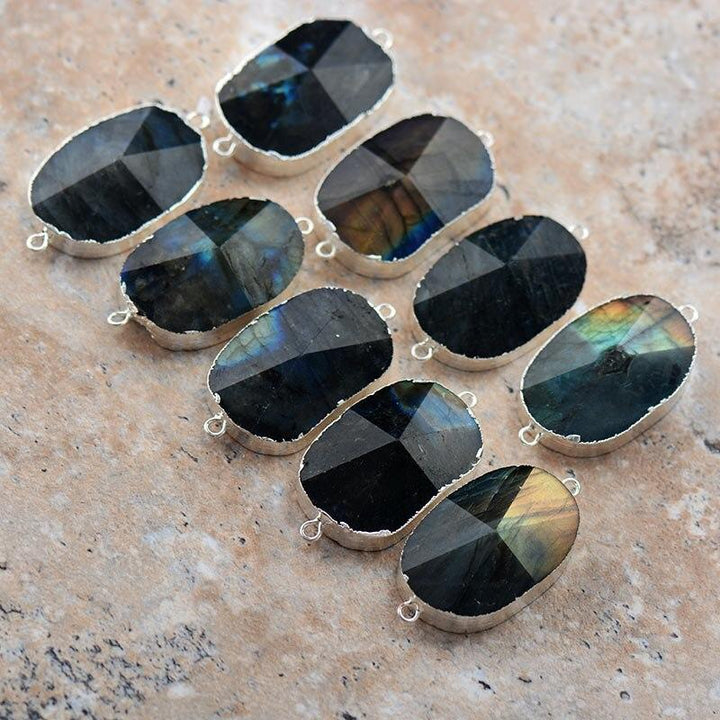 Labradorit Glanz Fünf-Reihiges Wickelarmband – Lira