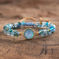 Hypnotizing Blue Opal Bracelet - Liora