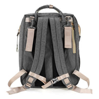 Multifunktionale Baby-Wickeltasche mit faltbarem Bettchen – Wasserdichtes Multi-Fach-Design
