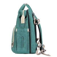 Multifunktionale Baby-Wickeltasche mit faltbarem Bettchen – Wasserdichtes Multi-Fach-Design