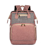 Multifunktionale Baby-Wickeltasche mit faltbarem Bettchen – Wasserdichtes Multi-Fach-Design