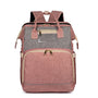 Multifunktionale Baby-Wickeltasche mit faltbarem Bettchen – Wasserdichtes Multi-Fach-Design