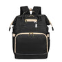 Multifunktionale Baby-Wickeltasche mit faltbarem Bettchen – Wasserdichtes Multi-Fach-Design