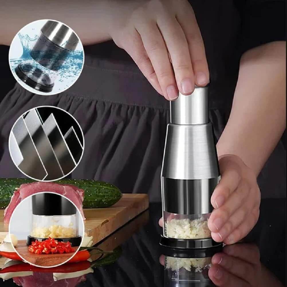 Handmatige Roestvrijstalen Groentesnijder - ChefChop Pro