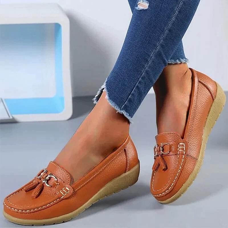 Orthopedische Leren Loafers – Isabella