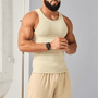 Ärmelloses Herren-Fitness-T-Shirt aus atmungsaktivem Material – Nico