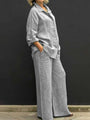 Zweiteiliges Baumwoll-Leinen-Damen-Sommer-Set – Linora