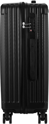 Grote Hard-Shell Koffer met 360° Wielen en TSA-slot – Zwart